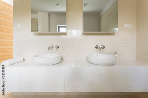 Bathroom designed for two