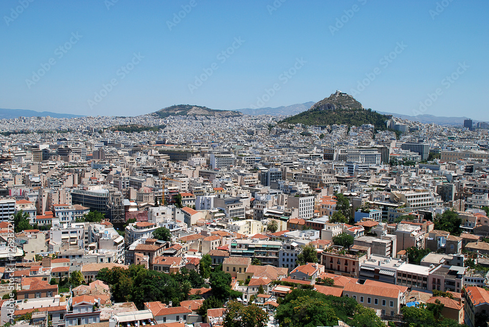 View from the Acropolis of Athens