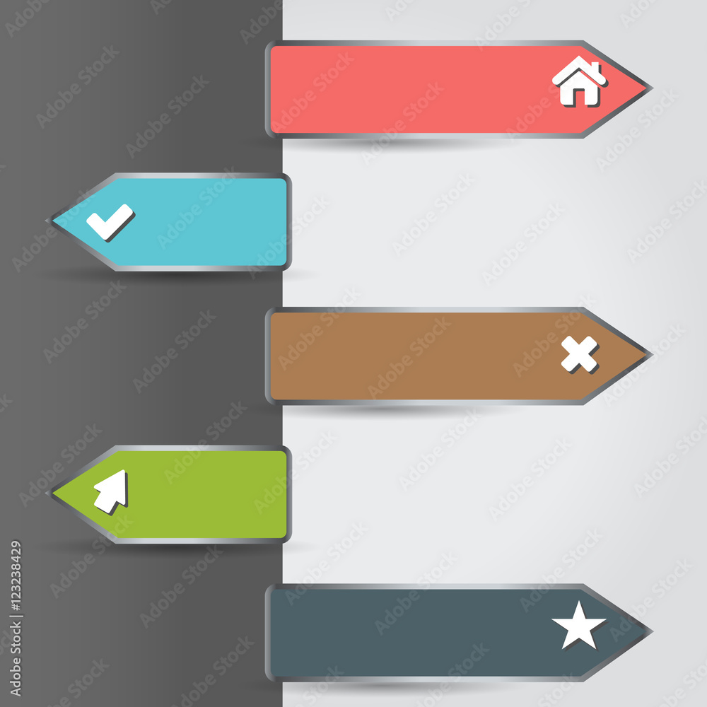 Illustration of modern design template Illustration of modern design template