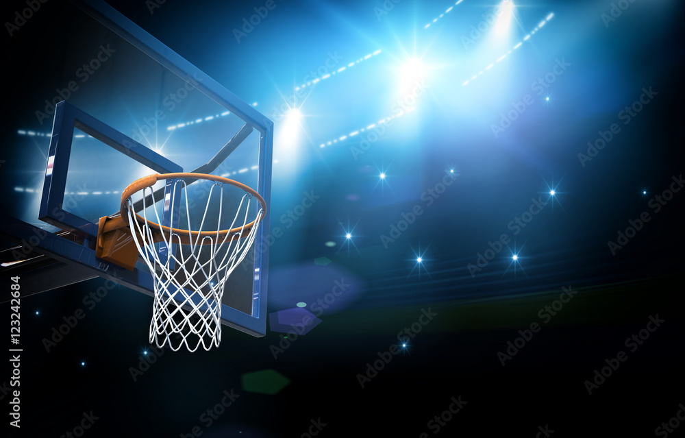 Fototapeta premium Basketball arena 3d