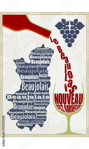 Beaujolais Nouveau vector