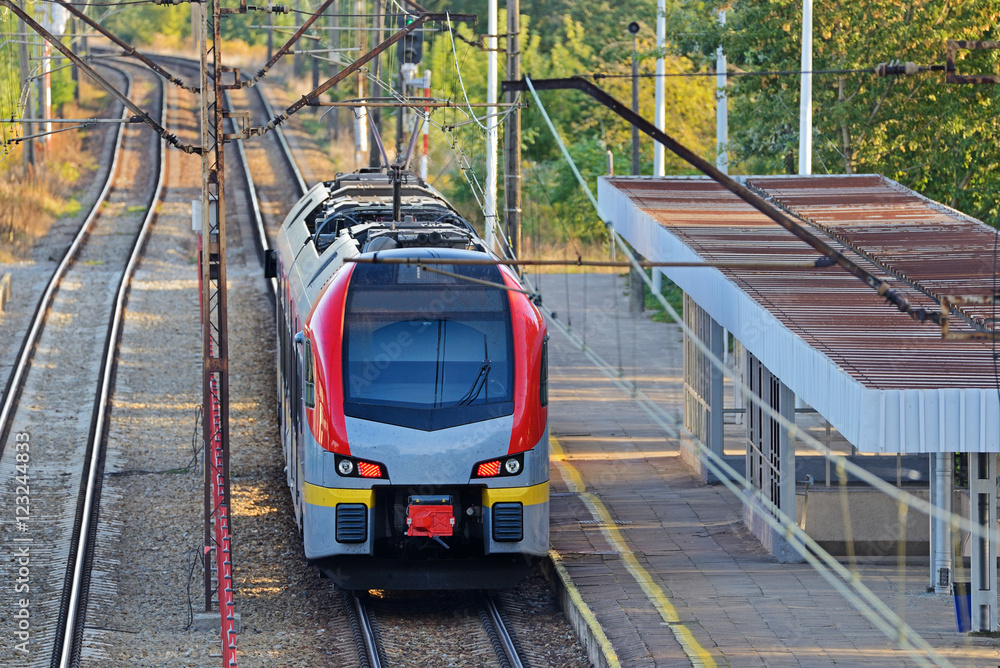 Obraz premium Passenger train.