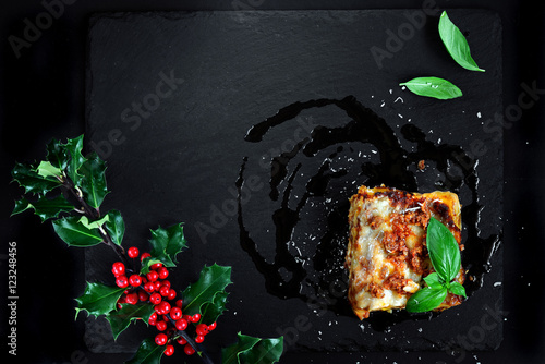 Natale lasagne al forno