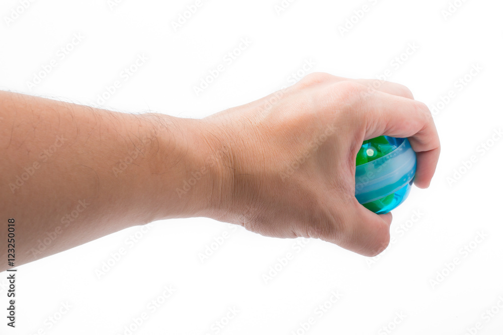 Fototapeta premium Gyro Wrist Ball Exercise.