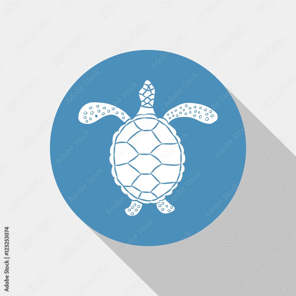 Obraz premium sea turtle icon vector