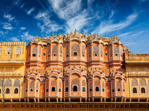 Hawa Mahal - Palace of the Winds  Jaipur  Rajasthan