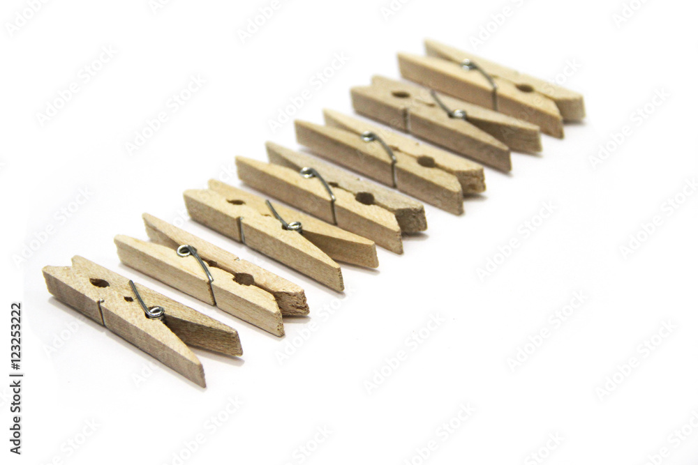 clothespin isolated
