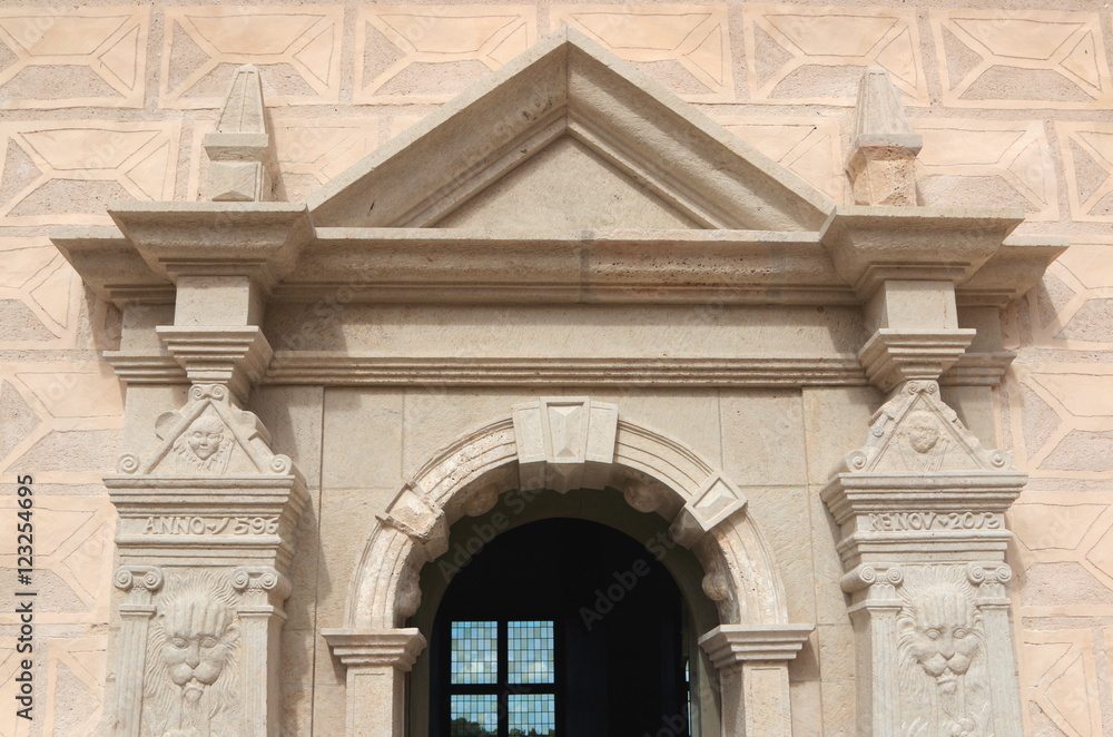 Fototapeta premium Facade of old castle
