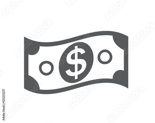 US Dollar Stack Paper Banknotes  Icon Sign Business Finance Mone