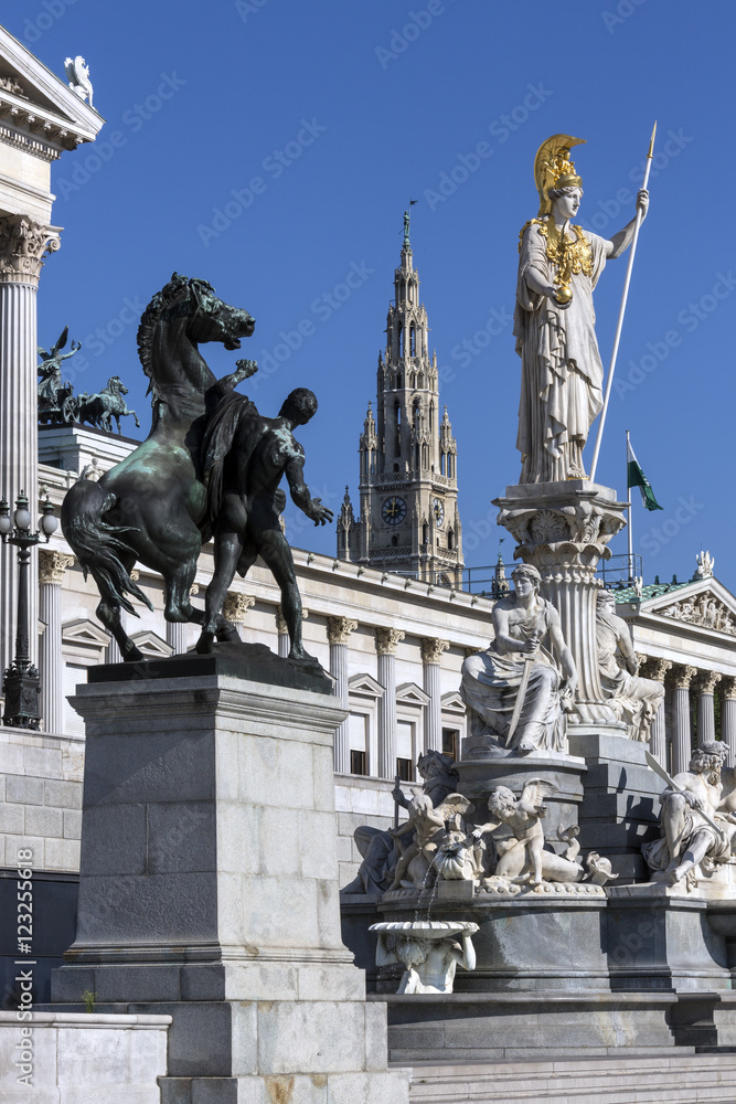Obraz premium Parliament Buildings - Vienna - Austria