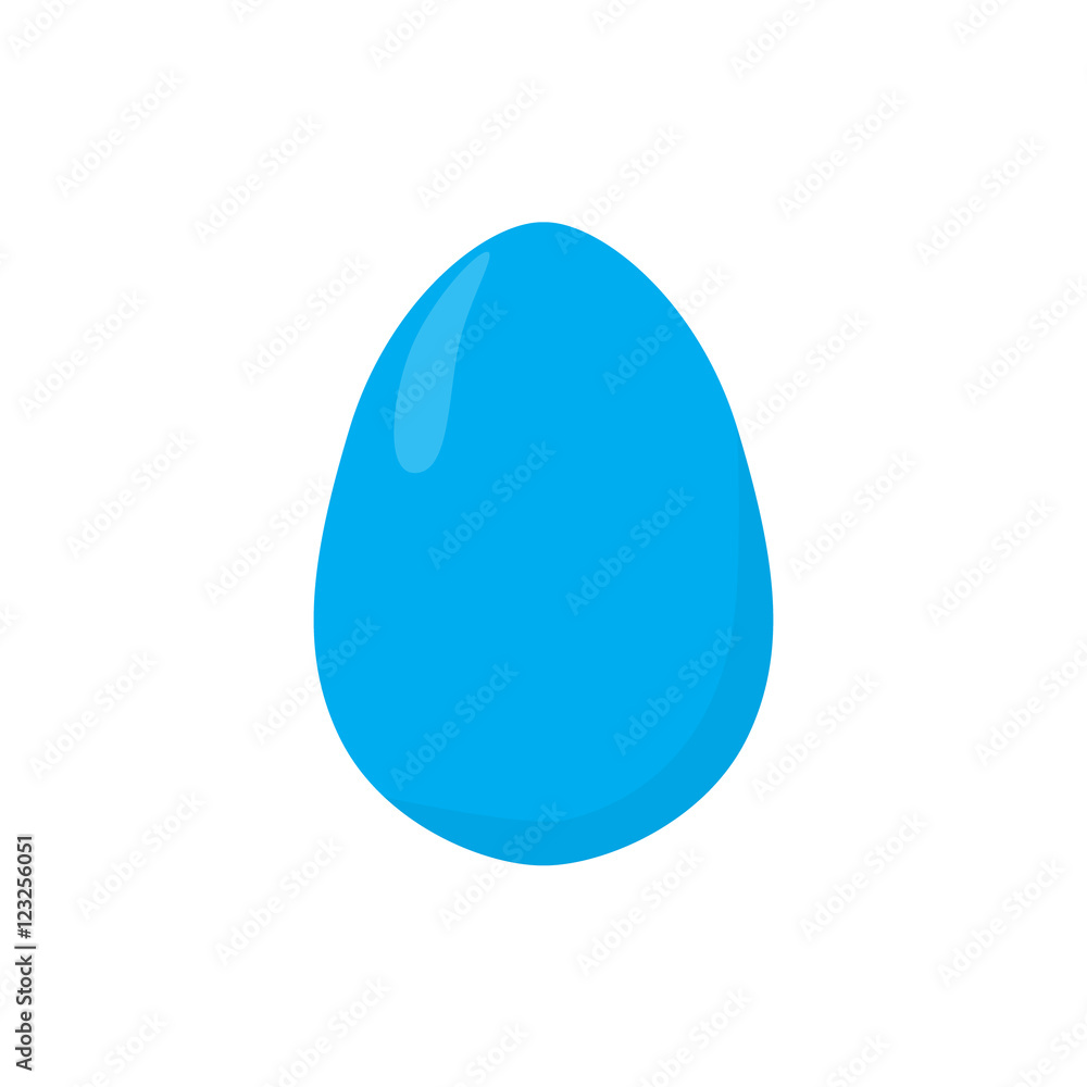 isolated easter egg blue vector illustration isolated easter egg blue vector illustration