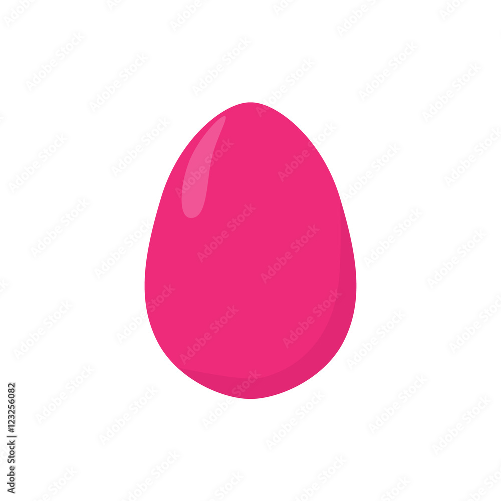 isolated easter egg pink vector illustration isolated easter egg pink vector illustration