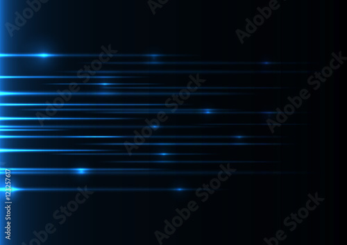 blue speed laser, technology background