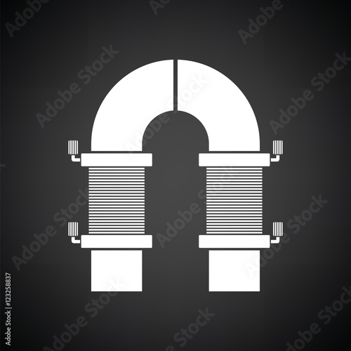 Electric magnet icon