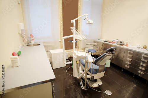 Interior of a stomatologic office