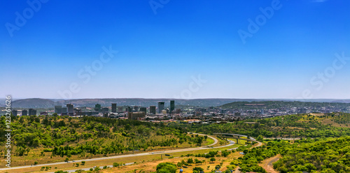 Obraz na płótnie Republic of South Africa. Pretoria - capital city, Gauteng Province. Cityscape seen from the Voortrekker Monument w salonie