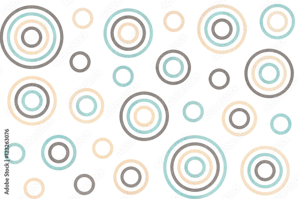 Watercolor circles pattern. Watercolor circles pattern.