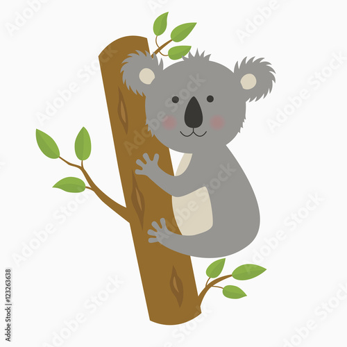 cute cartoon koala