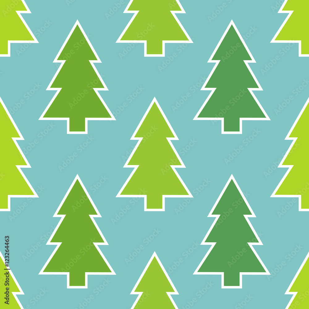 Christmas trees pattern Christmas trees pattern