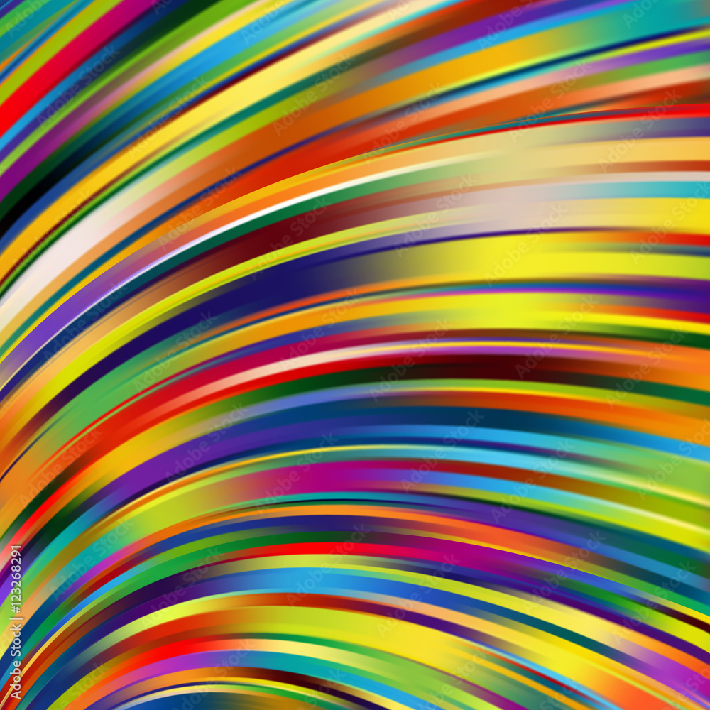 Colorful smooth light lines background. Red, blue, green, yellow colors. Vector illustration. Colorful smooth light lines background. Red, blue, green, yellow colors. Vector illustration.