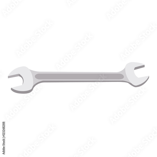 wrench steel vector illustration