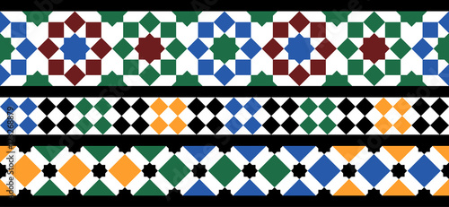 Moroccan mosaic seamless