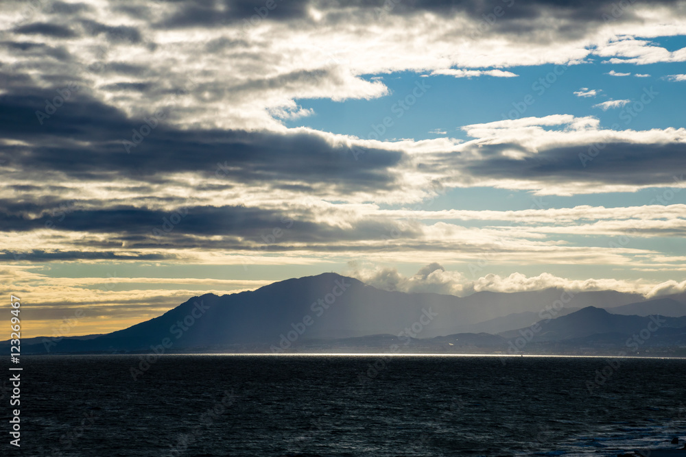 Dramatic Sky, Mediterranean Sea, Marbesa, Spain Dramatic Sky, Mediterranean Sea, Marbesa, Spain