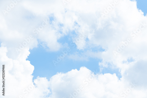 Blue sky with cloud with background daylight, natural sky composition, element of design ,Cloudy blue sky abstract background
