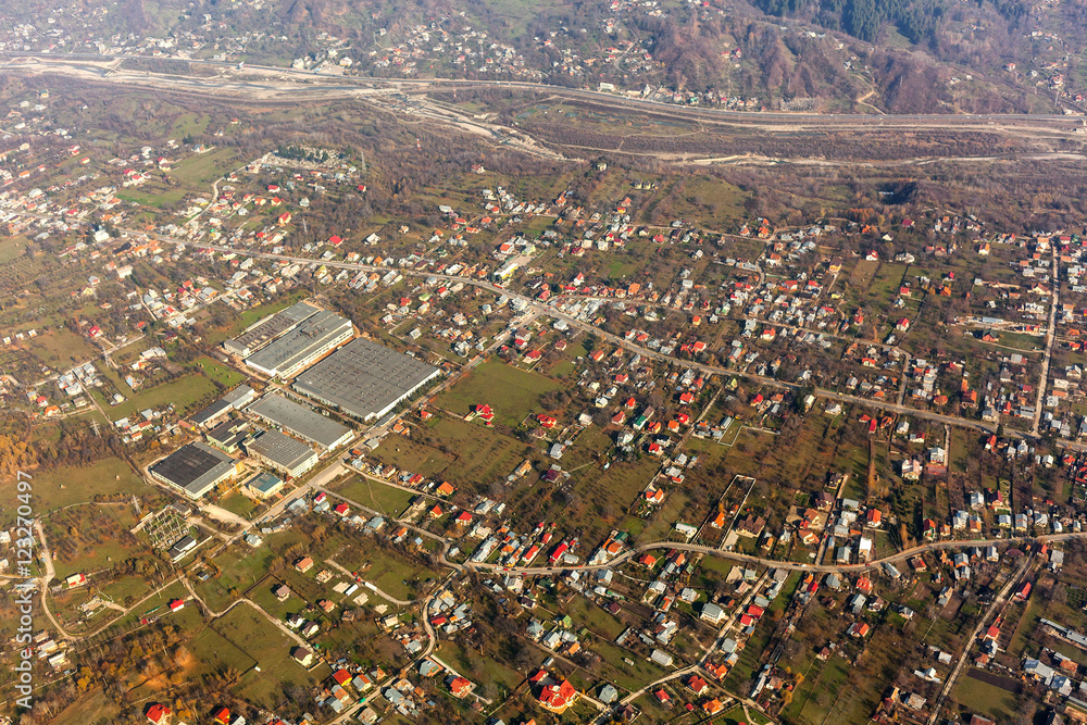 Village seen from above