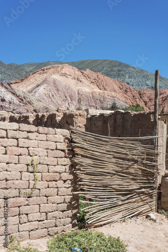 Purmamarca streets  Jujuy  Argentina.