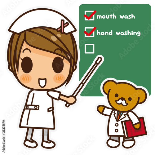 オンナノコ 看護師(白) 説明