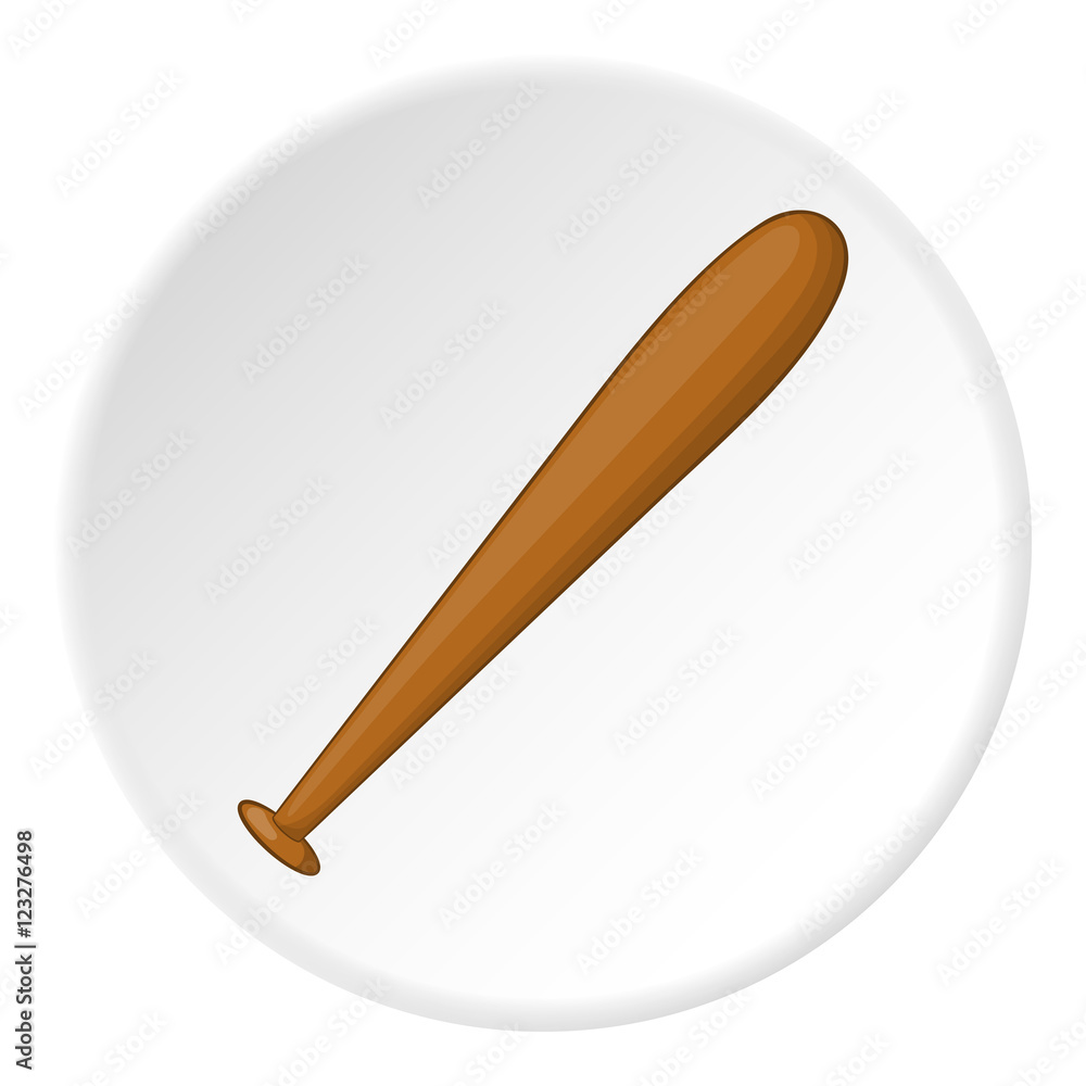 Baseball bat icon. artoon illustration of baseball bat vector icon for web Baseball bat icon. artoon illustration of baseball bat vector icon for web