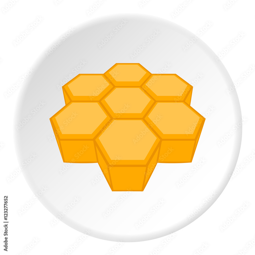 Honeycomb icon. artoon illustration of honeycomb vector icon for web Honeycomb icon. artoon illustration of honeycomb vector icon for web