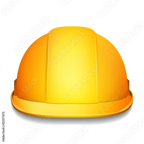 Yellow helmet