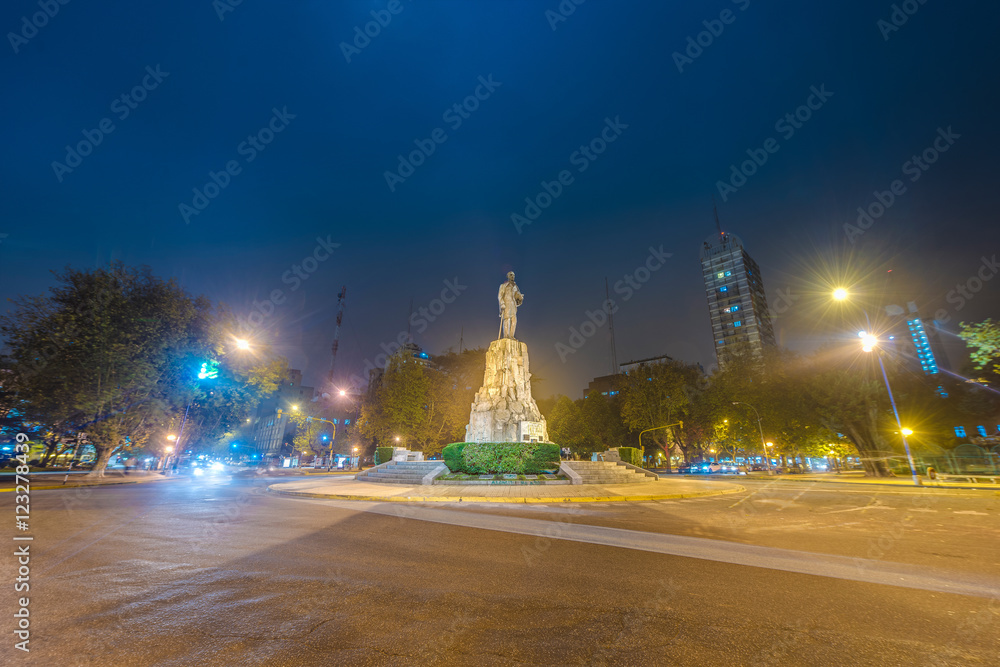 San Martin Monument in Mar del Plata, Argentina