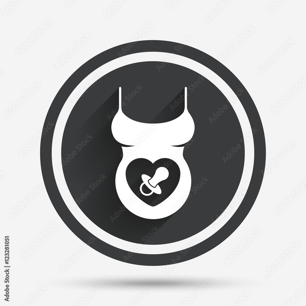 Pregnant woman shirt sign icon. Maternity symbol. Pregnant woman shirt sign icon. Maternity symbol.