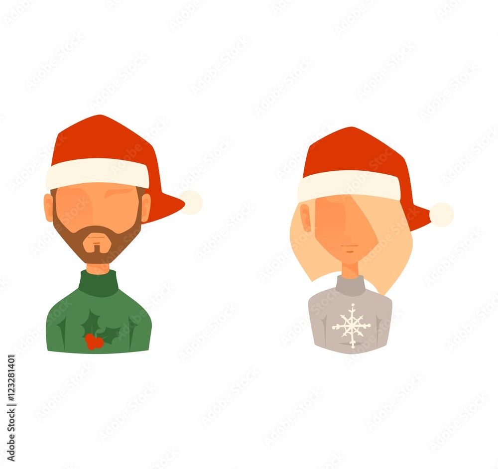 Elf helpers vector illustration Elf helpers vector illustration