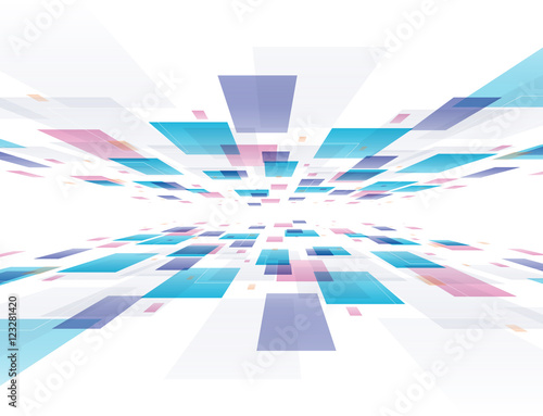 背景　デジタル（カラフル）