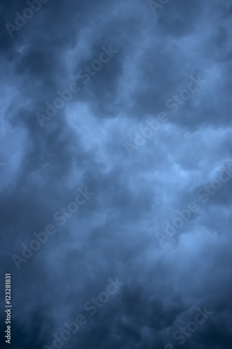 Dark and Dramatic Storm Clouds Area