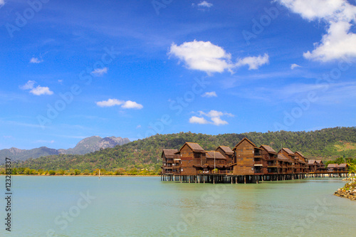 Hotel on water, Langkawi, Malaysia