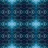 Drawing white lines on a blue cyan background. Pattern.