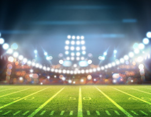 american football stadium 3d