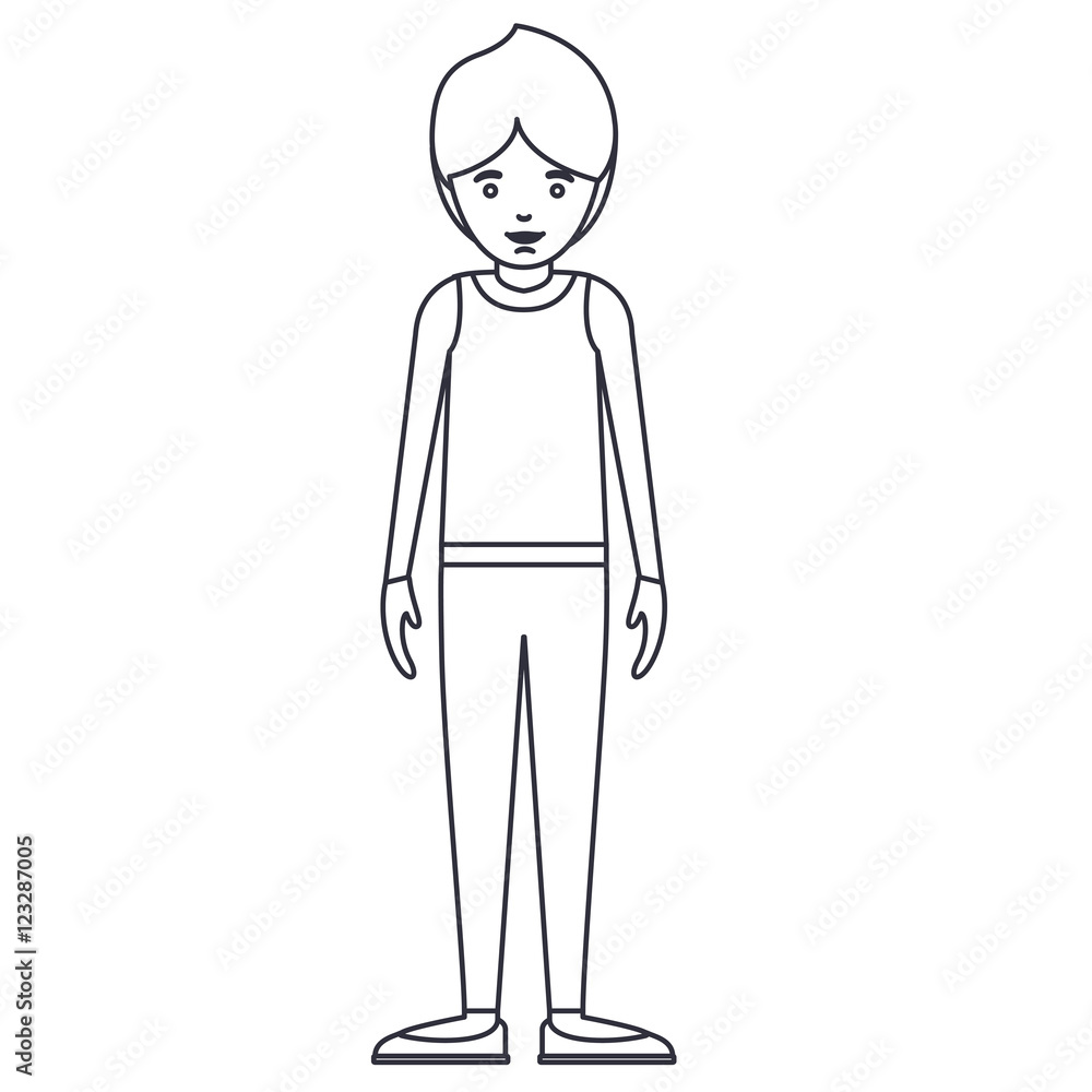 man cartoon icon. Avatar people person and human theme. Isolated design. Vector illustration man cartoon icon. Avatar people person and human theme. Isolated design. Vector illustration