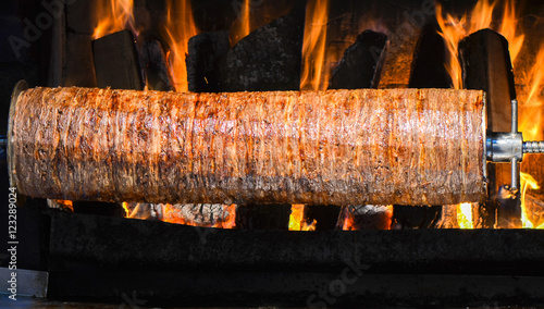 Traditional Turkish Food, Turkish Kebap, Doner, Cag Kebap