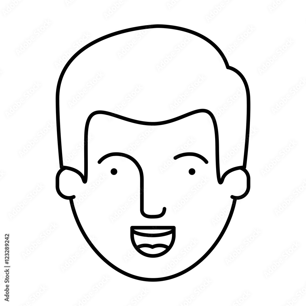 Man cartoon icon. Avatar people person and human theme. Isolated design. Vector illustration Man cartoon icon. Avatar people person and human theme. Isolated design. Vector illustration