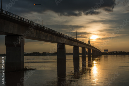Fototapeta Naklejka Na Ścianę i Meble -  Thailand - Laos Friendship Bridge
