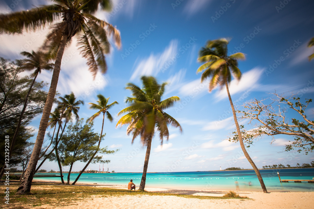 Junkanoo beach, in the heart of Nassau, Capital of the Bahamas