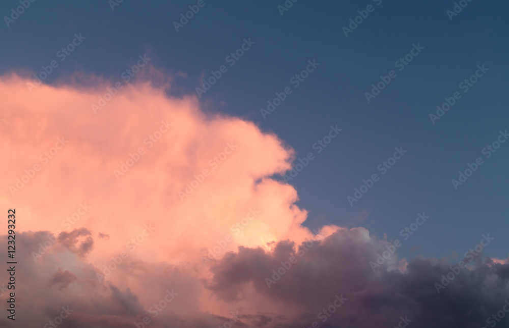 beautiful sky with clouds in the evening beautiful sky with clouds in the evening
