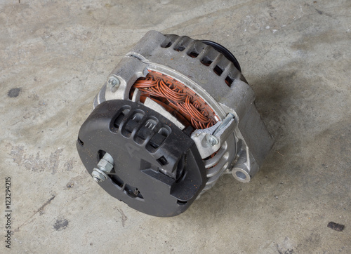 Cracked car alternator