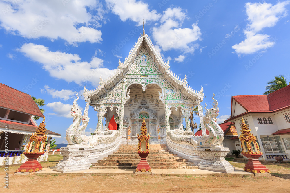 The Beautiful temple in NAN , THAILAND